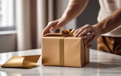 Jak elegancko zapakować karton w papier?