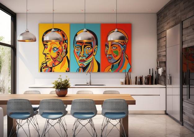 Co na ścianę w jadalni wybierać, by stworzyć przytulne wnętrze?