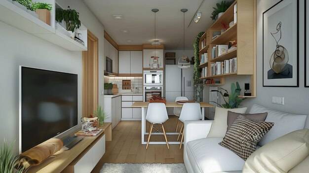 Jak urządzić mały pokój dzienny w bloku by zyskać przestrzeń?